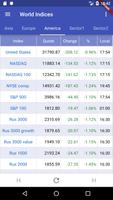 World Stock Indices Affiche