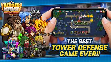 Heroes Defense: Attack Zombie الملصق