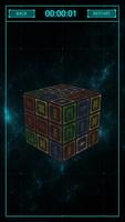 Dark Rubik's Cube Affiche