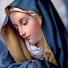 Oración a la Virgen Dolorosa-icoon