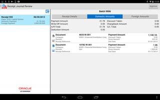 Receipt Batch Appr - JDE E1 Ekran Görüntüsü 2