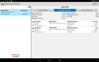 Receipt Batch Appr - JDE E1 스크린샷 2