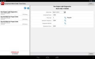 Work Order Time - JDE E1 スクリーンショット 1