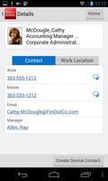 Contact Employee for JDE E1 screenshot 1