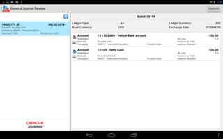 G/L Batch Approvals - JDE E1 screenshot 1