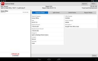 Expense Approval - JDE E1 скриншот 1