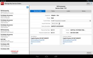 My Service Orders - JDE E1 پوسٹر