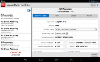 My Service Orders - JDE E1 screenshot 2