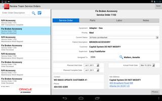 Team Service Orders - JDE E1 ภาพหน้าจอ 1