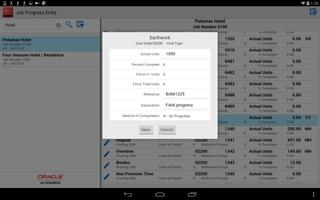 Job Progress Entry - JDE E1 截图 1