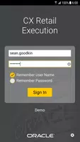 Oracle Retail Execution Mobile captura de pantalla 1