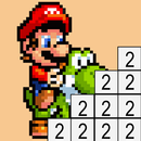 Cartoon pixel art - Color by number APK