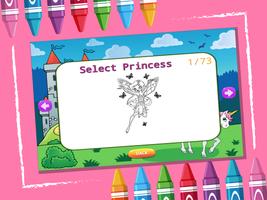 Ice Princess Coloring Books capture d'écran 3
