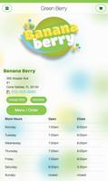 Banana Berry Affiche