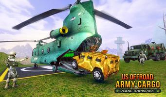 US Offroad Army Cargo Plane Transport Sim 2019 โปสเตอร์