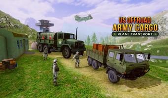 US Offroad Army Cargo Plane Transport Sim 2019 screenshot 1