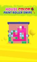 House Color Paint Roller Affiche