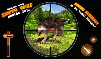 Hunting Wild Wolf Sniper 3D Cartaz