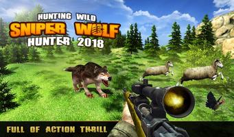 Hunting Wild Wolf Sniper 3D imagem de tela 1