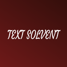 Text solvent OCR icône