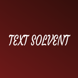 Text solvent OCR icône