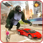 Angry Gorilla Casino City Rampage Simulator أيقونة