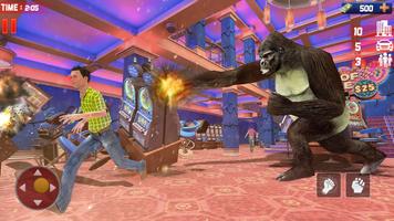 Angry Gorilla Casino City Rampage Simulator الملصق