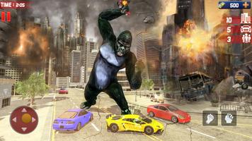 Angry Gorilla Casino City Rampage Simulator تصوير الشاشة 3