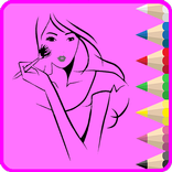 Beauty Make Up Coloring Pages