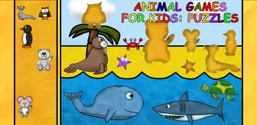 Animal Games for Kids: Puzzles