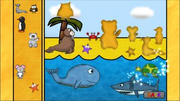 Poster Animal Games for Kids: Puzzles