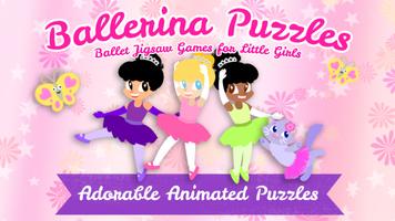 Puzzles Ballerine pour enfants Affiche