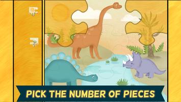 Kids Dinosaur Games: Puzzles ภาพหน้าจอ 1