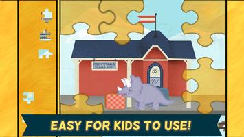 Kids Dinosaur Games: Puzzles syot layar 2