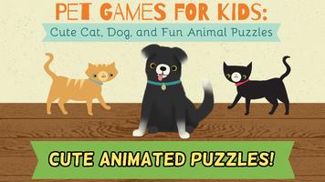 Pet Games for Kids: Puzzles โปสเตอร์