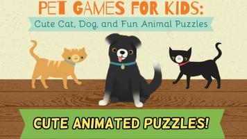 Jeux d'animaux pour enfants Affiche