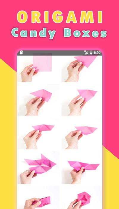 Candy Boxes Origami Complete Step by Step for Android - APK Download