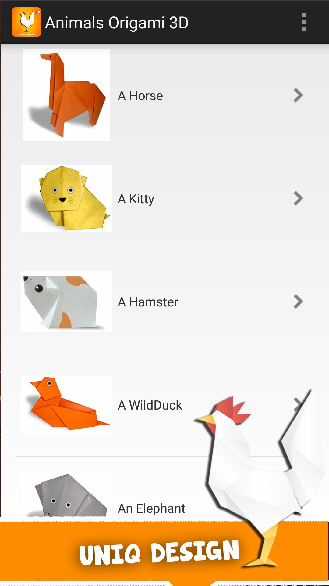 Animals Origami 3d For Android Apk Download