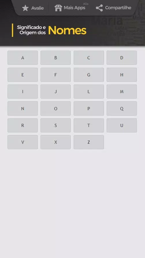 Origem e Significado dos Nomes APK for Android Download