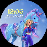 Unicorn Academy Watch Face captura de pantalla 3