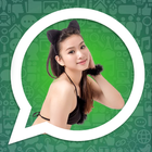 Hot Videos Chat Prank for Whatsapp icône