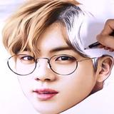 How to draw visuals in kpop id aplikacja