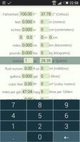 US/Metric unit converter Cartaz