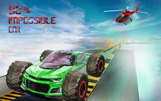 Impossible Monster Car Racing capture d'écran 2