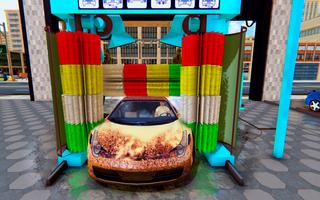 Modern Car Wash Game -Car Race الملصق