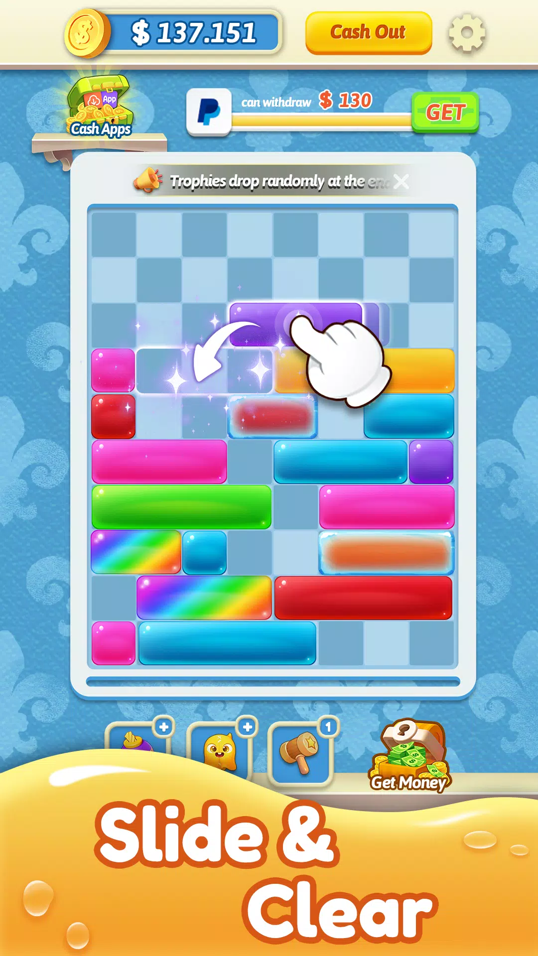 Slide Block Puzzle funny games android iOS apk download for free