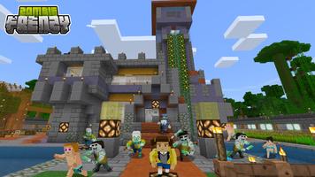 Zombie Craft Frenzy FREE Plakat