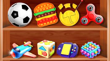 Fidget Toys 3D 피젯 큐브 안티에스 스트레스 포스터