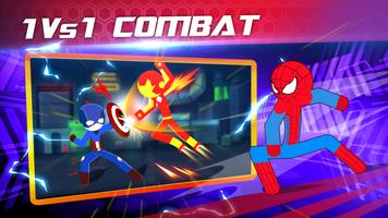 Super Stickman Heroes Fight poster