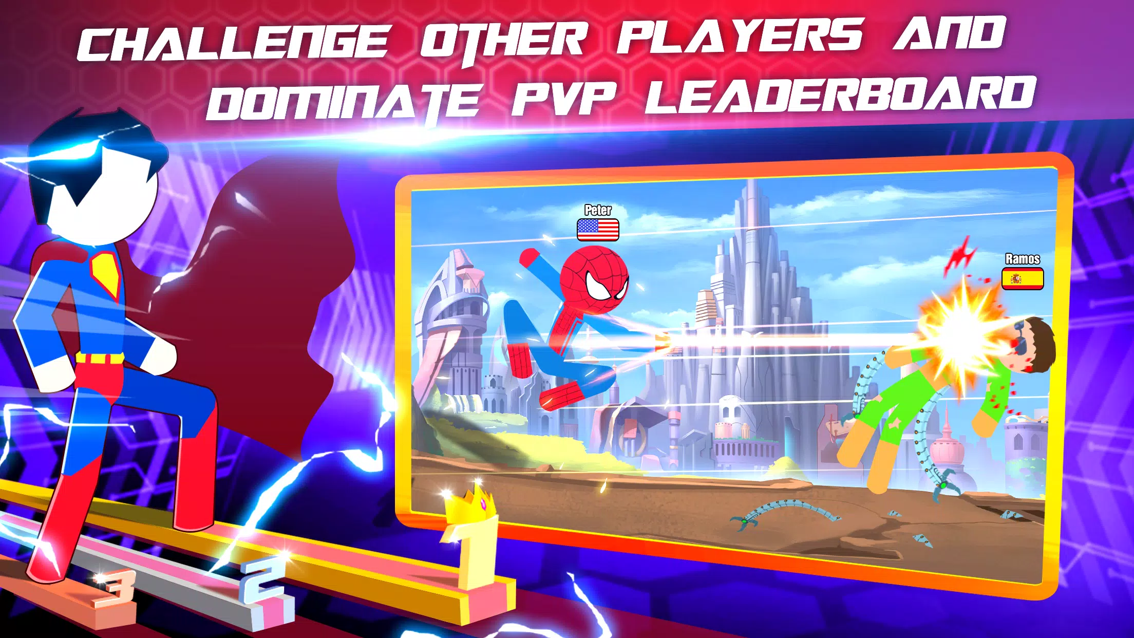 Spider Stickman Fighting for Android - Download the APK from Uptodown